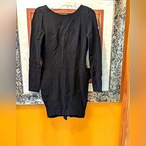 H&M Black Long Sleeve Dress